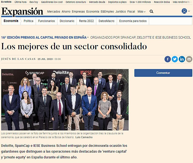 Los mejores de un sector consolidado